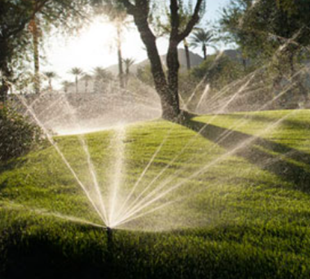 In-ground sprinkler system installation